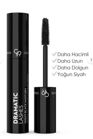 Golden Rose Dramatic Lashes Night Black Mascara - Yoğun Hacim : ve Uzunluk Veren Siyah Maskara