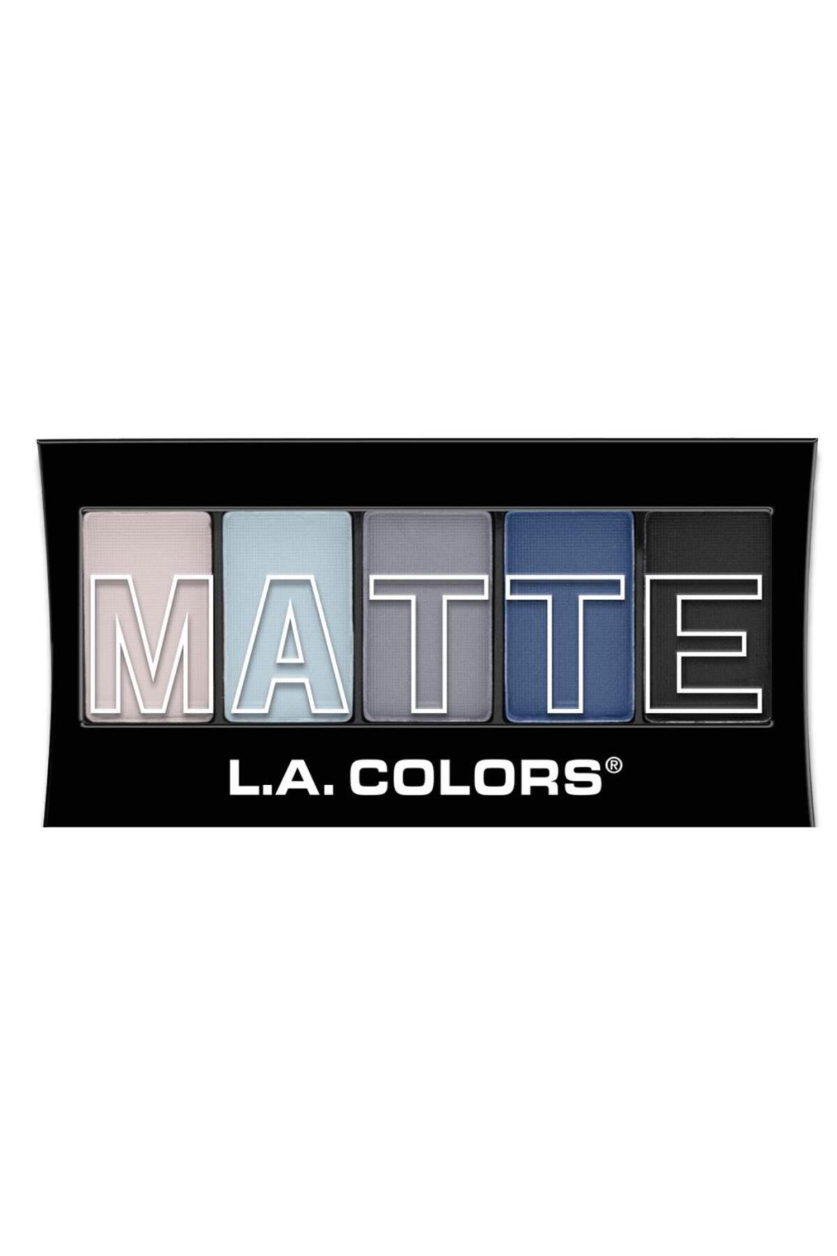 La Colors Matte 5 Color Far Paleti-blue Denım