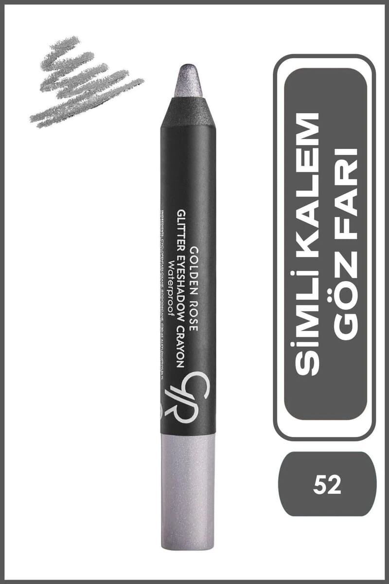Golden Rose Glitter Eyeshadow Crayon Waterproof 52 Işıltılı Kalem Far