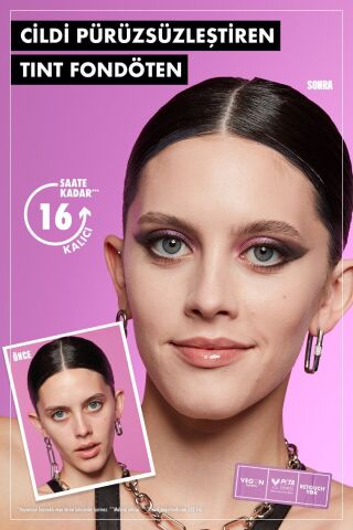 NYX Professional Makeup Blur Tint Ciltte Filtre Etkili Fondöten - 02 Fair