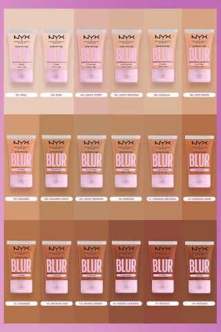 NYX Professional Makeup Blur Tint Ciltte Filtre Etkili Fondöten - 02 Fair