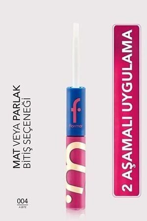 Flormar Parlatıcılı Mat Likit Ruj - Festival Spirit Lipstick 004 A Bıte