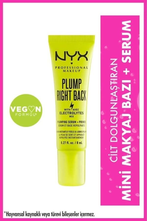 NYX Professional Makeup  Plump Right Back Makyaj Bazı + Serum Mini