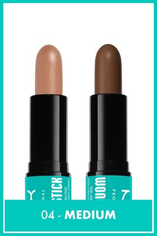 NYX Professional Makeup  Wonder Stick Çift Taraflı Krem Kontür & Aydınlatıcı Stick - Medium