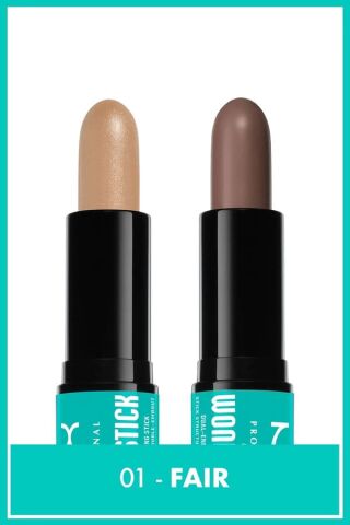 NYX Professional Makeup  Wonder Stick Çift Taraflı Krem Kontür ve Aydınlatıcı Stick - Fair