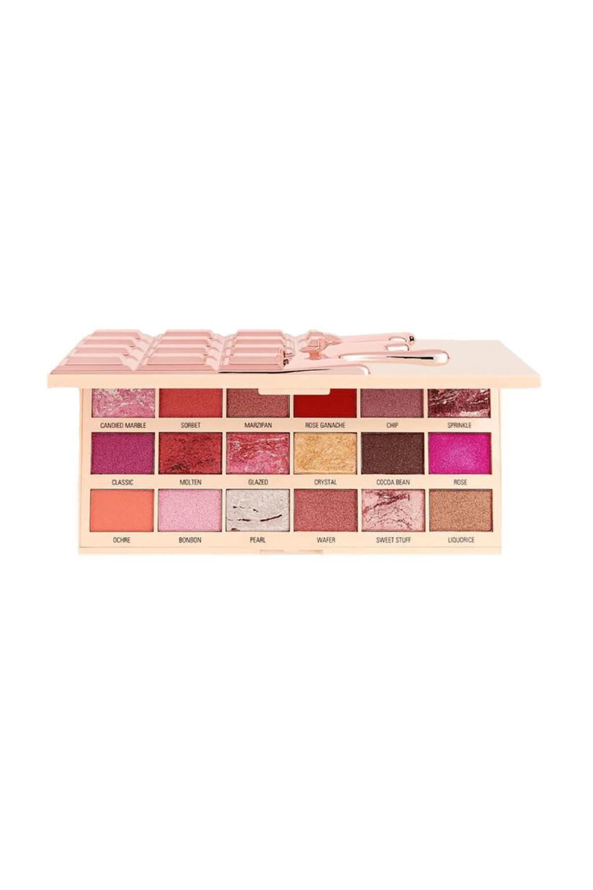 I Heart Revolution Chocolate Marble Rose Gold 18'li Far Paleti