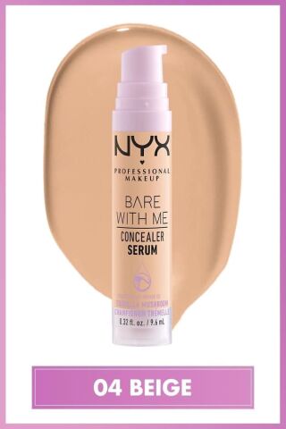 NYX Professional Makeup Bare With Me Kapatıcı Serum 04 Beige Concealer