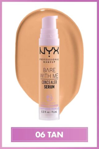 NYX Professional Makeup Bare With Me Kapatıcı Serum 06 Tan Concealer