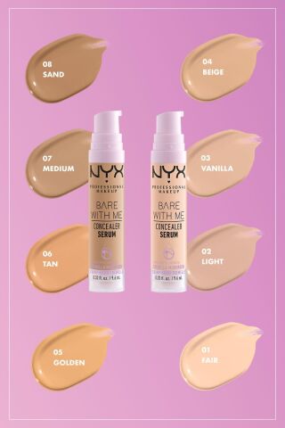 NYX Professional Makeup  Bare With Me Kapatıcı Serum 08 Sand Concealer