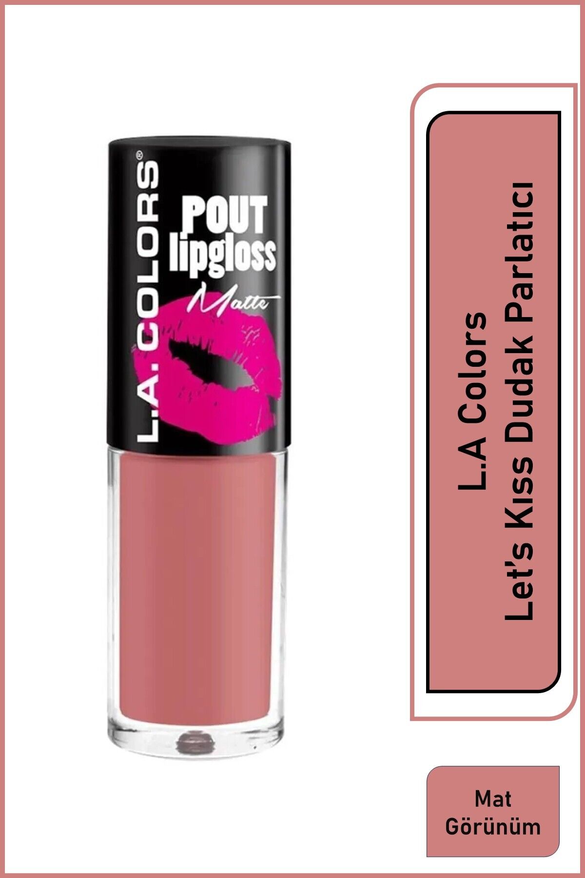 Pout Matte Lıpgloss-let's Kıss- Dudak Parlatıcısı