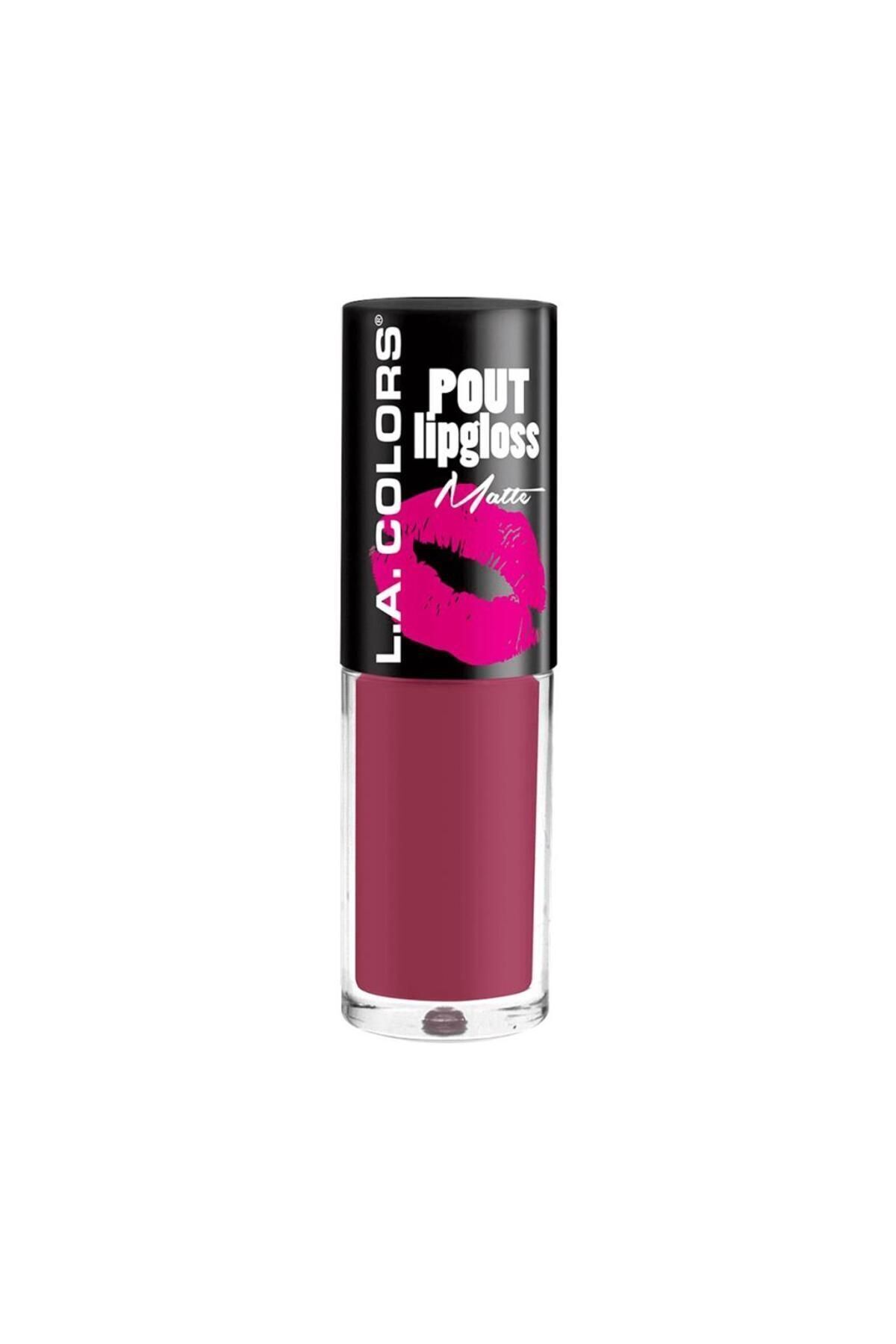 La Colors Pout Matte Lıpgloss-kıssable