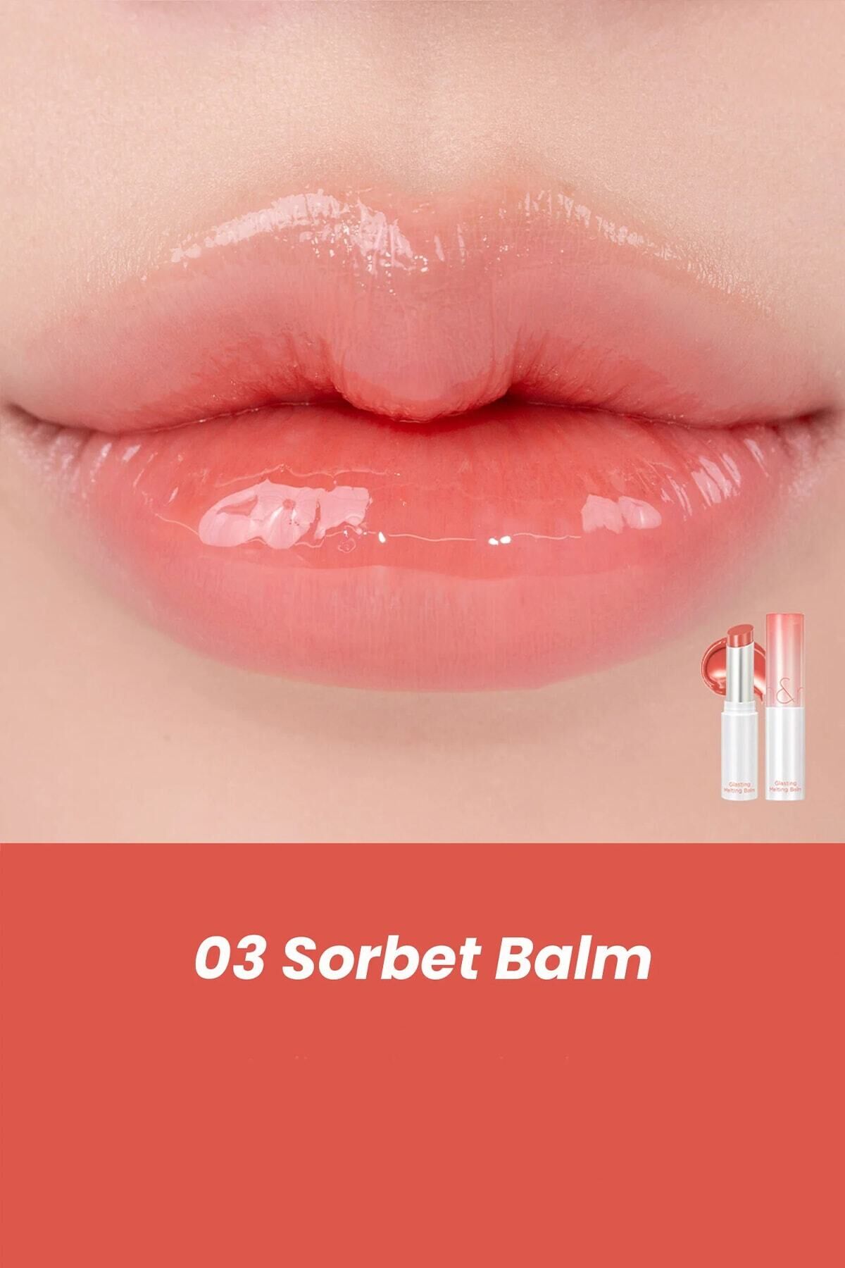 romand Glasting Melting Balm Parlak Görünümlü Renk Veren Dudak Balmı 01 Coco Nude (VİONİNE) Sorbet