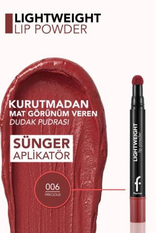 Flormar Lightweight  Pudrası - 006 Precious