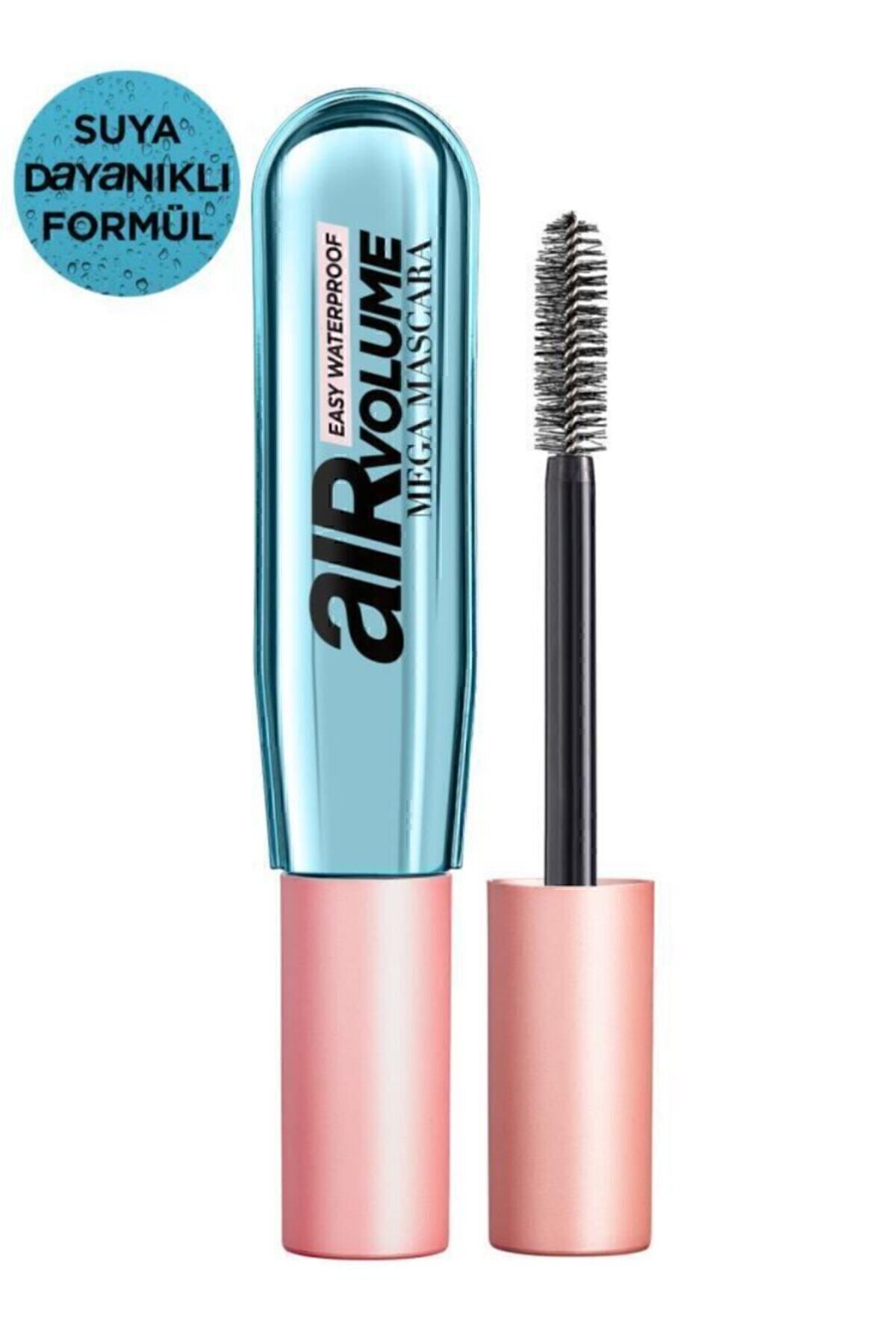 L'oréal Paris Air Volume Mega Easy Waterproof Suya Dayanıklı Maskara - Siyah