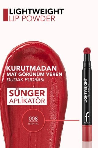 Flormar Lightweight  Pudrası - 008 ESSENTIAL
