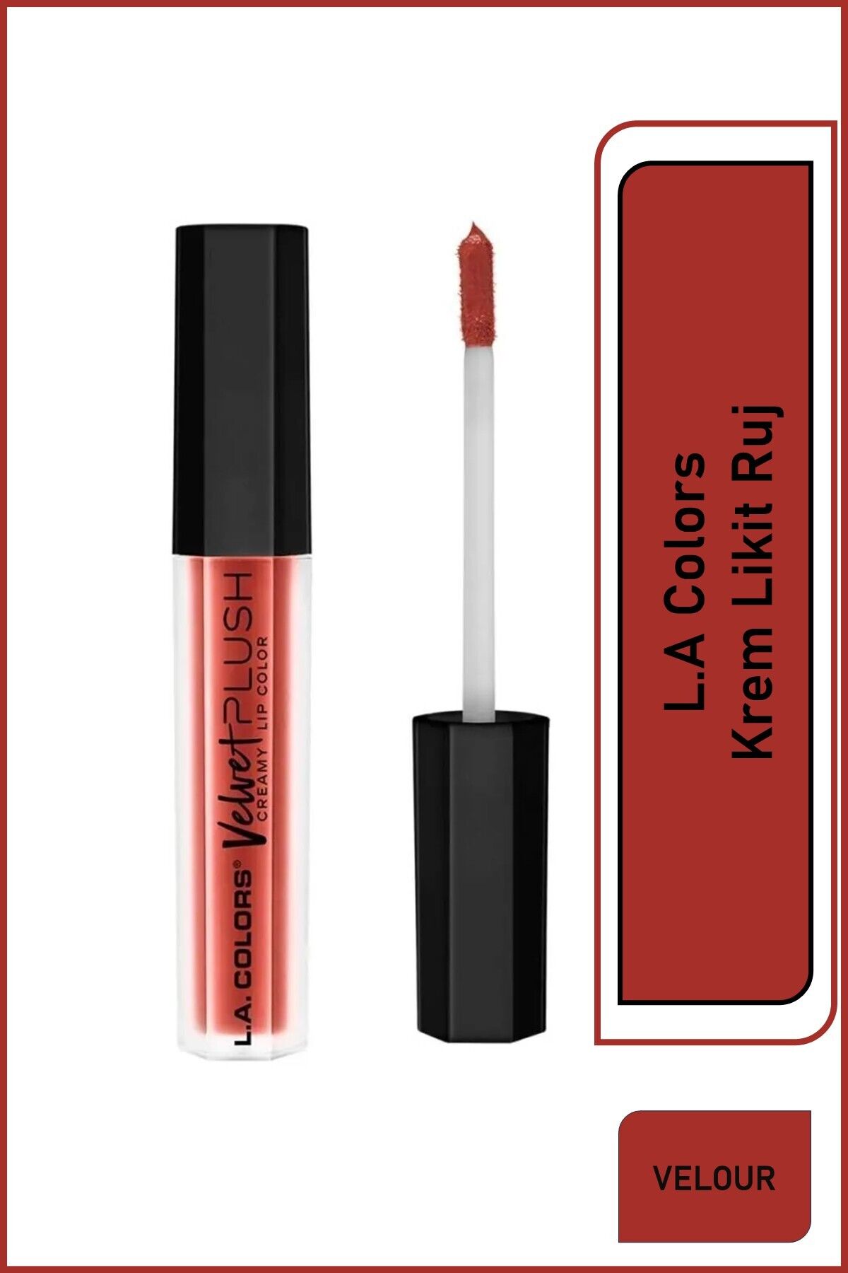L.A Colors Velvet Plush Creamy LİKİT RUJ-VELOUR