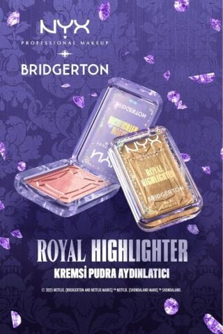 NYX Professional Makeup Bridgerton Koleksiyonu Highlighter - 01 Iridescent Peach