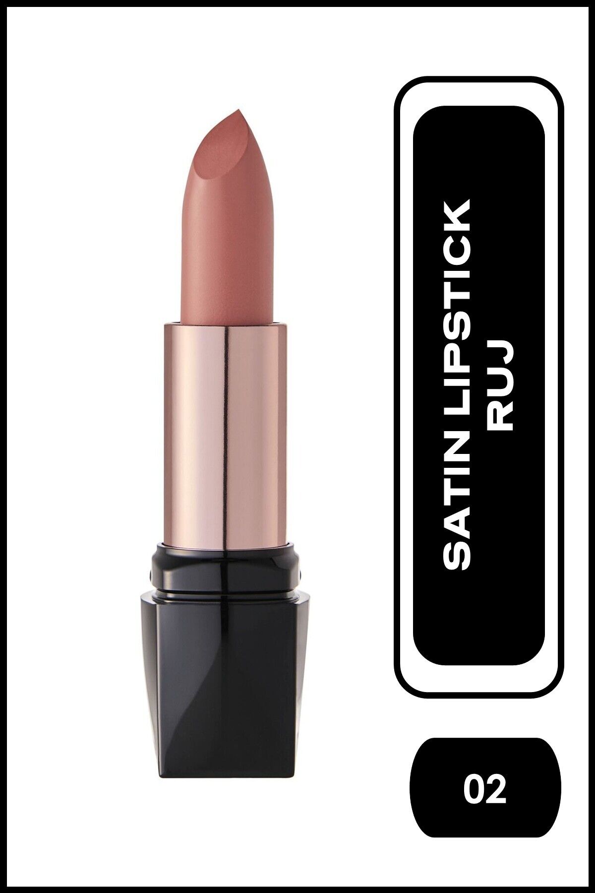 Satin Lipstick 01 Satin Ruj 4,2 g No: 02