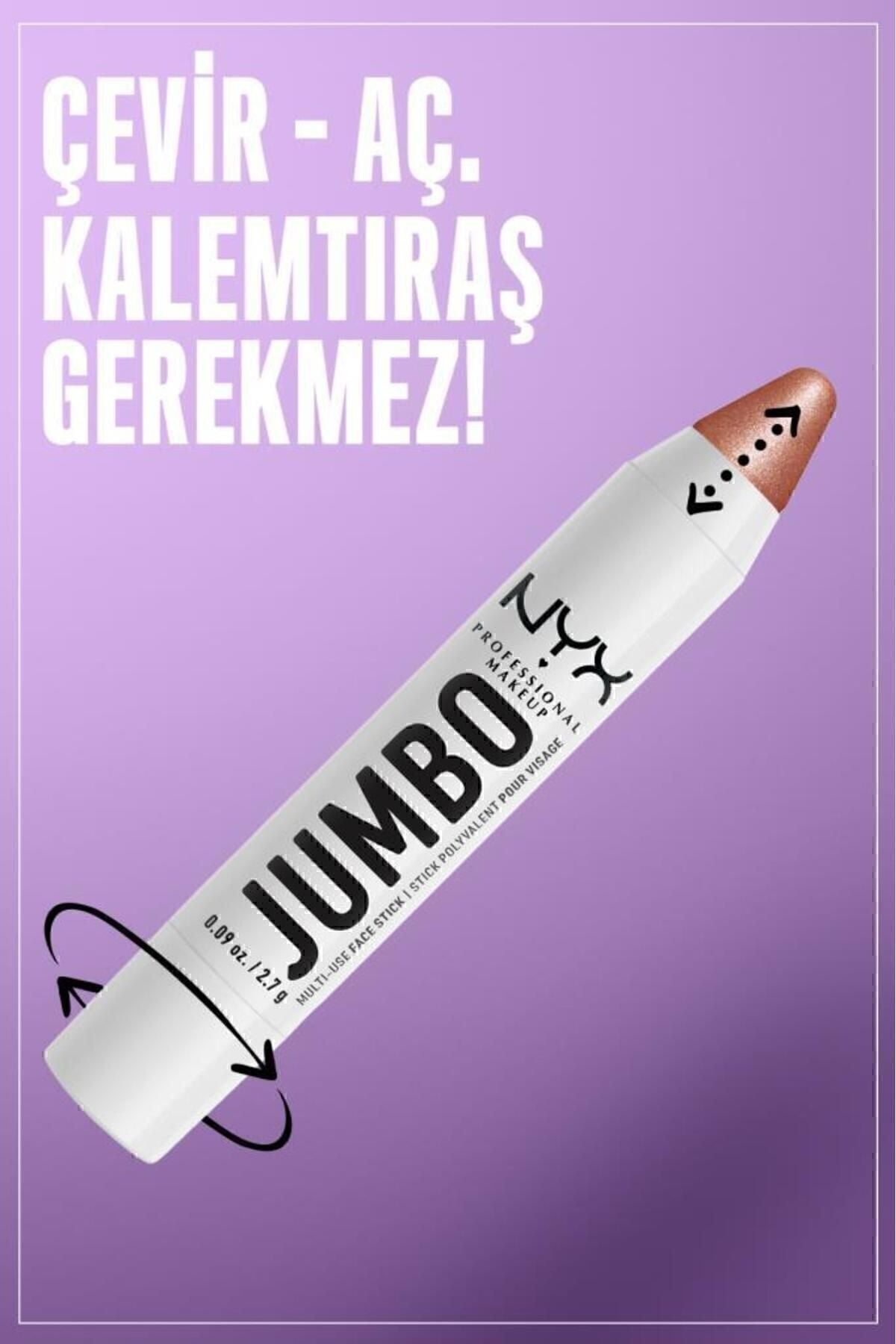 NYX Professional Makeup  Jumbo Face Stick | Çok Amaçlı Stick Aydınlatıcı - Coconut Cake