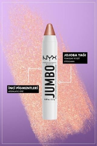 NYX Professional Makeup  Jumbo Face Stick | Çok Amaçlı Stick Aydınlatıcı - Coconut Cake