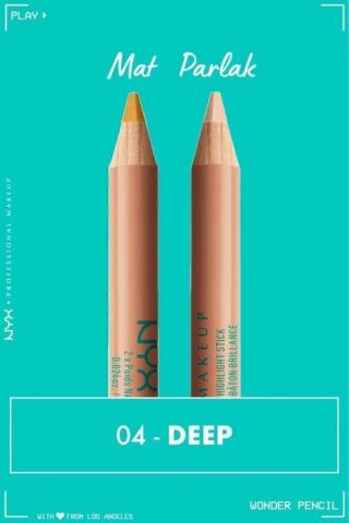 NYX Professional Makeup Wonder Pencil Çift Taraflı Aydınlatıcı & Kapatıcı Kalem - Deep