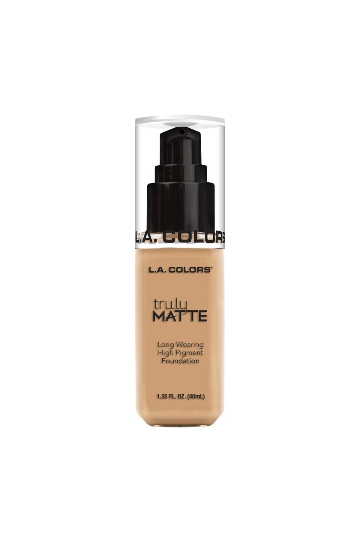 La Colors Truly Matte Fondöten-natural 40ml