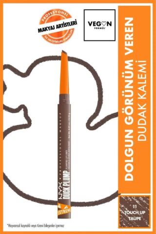 NYX Professional Makeup Duck Plump Dolgun Görünüm Veren Dudak Kalemi - 11 Touch Up Taupe