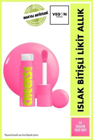 NYX Professional Makeup Fat Cheeks Islak Bitişli Likit Allık - 4 Dragon Fruit Drip