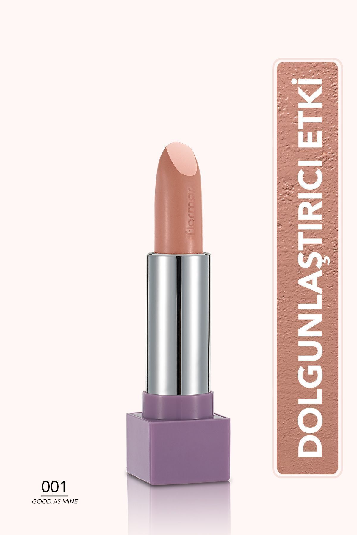 Flormar Big Kiss Lipstick With Collagen - 001 Good As Mine