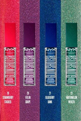 NYX Professional Makeup  Ultimate Glow Shots Işıltılı Likit Göz Farı - 19 Strawberry Stacked