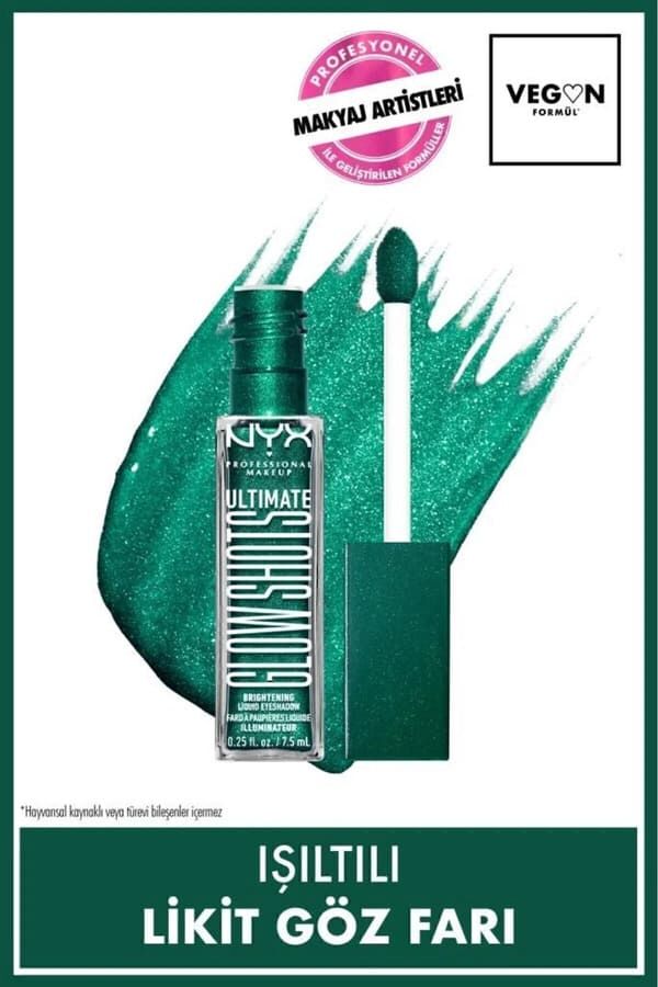 NYX Professional Makeup Ultimate Glow Shots Işıltılı Likit Göz Farı - 22 Watermelon Wealth