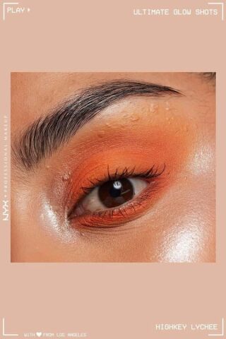 NYX Professional Makeup Ultimate Glow Shots Işıltılı Likit Göz Farı - 05 Highkey Lychee