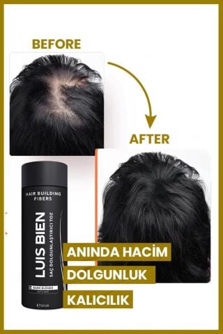 Luis Bien Saç Dolgunlaştırıcı Toz Fiber - Koyu Sarı