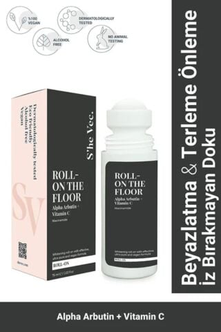 She Vec Roll-On The Floor Ter Karşıtı Beyazlatma Etkili Roll-On 75 ml