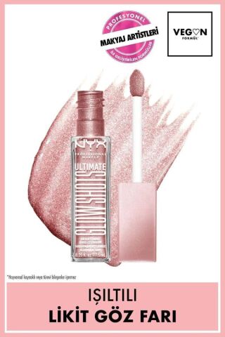 NYX Professional Makeup Ultimate Glow Shots Işıltılı Likit Göz Farı - 04 Grapefruit Glow