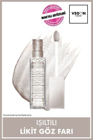 NYX Professional Makeup Ultimate Glow Shots Işıltılı Likit Göz Farı - 03 Come Thru Coconut