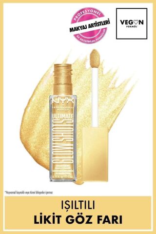 NYX Professional Makeup Ultimate Glow Shots Işıltılı Likit Göz Farı - 07 Lemon Slayed
