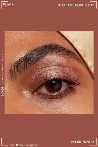 NYX Professional Makeup  Ultimate Glow Shots Işıltılı Likit Göz Farı - 09 Mango Moment