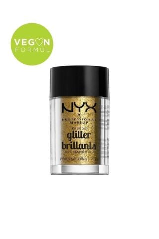 NYX Professional Makeup Yüz & Vücut Simi - Face & Body Glitter Gold 15 g 800897846770