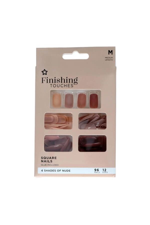 Superdrug Finishing Touches Takma Tırnak Nude