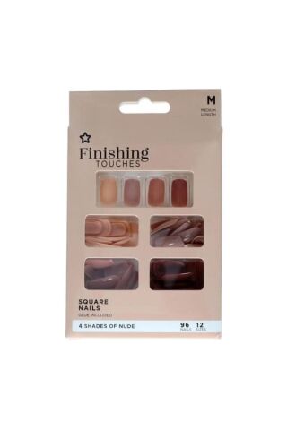 Superdrug Finishing Touches Takma Tırnak Nude