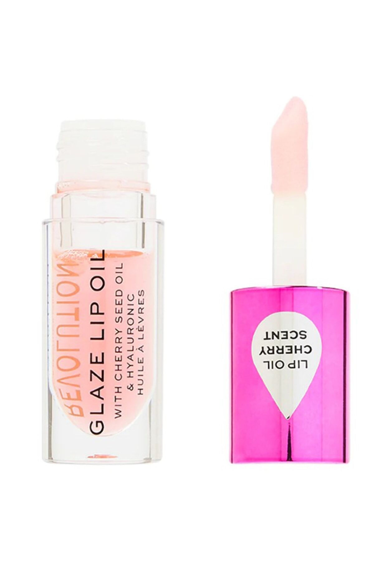 Glaze Lip Oil Cherry Scent&hyaluronic Huile Glam Pink
