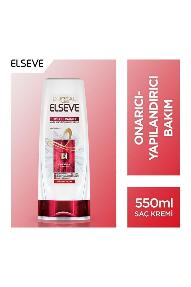 Elseve  Komple Onarıcı 5 Saç Kremi 550 ml
