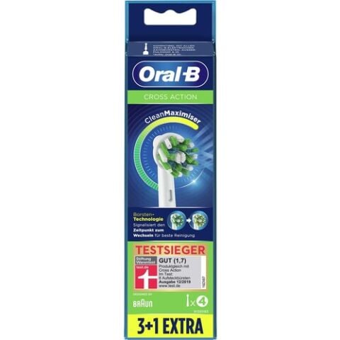 Oral-B Cross Action 3+1 Cleanmaximizer Teknolojili Yedek Fırça Başlığı