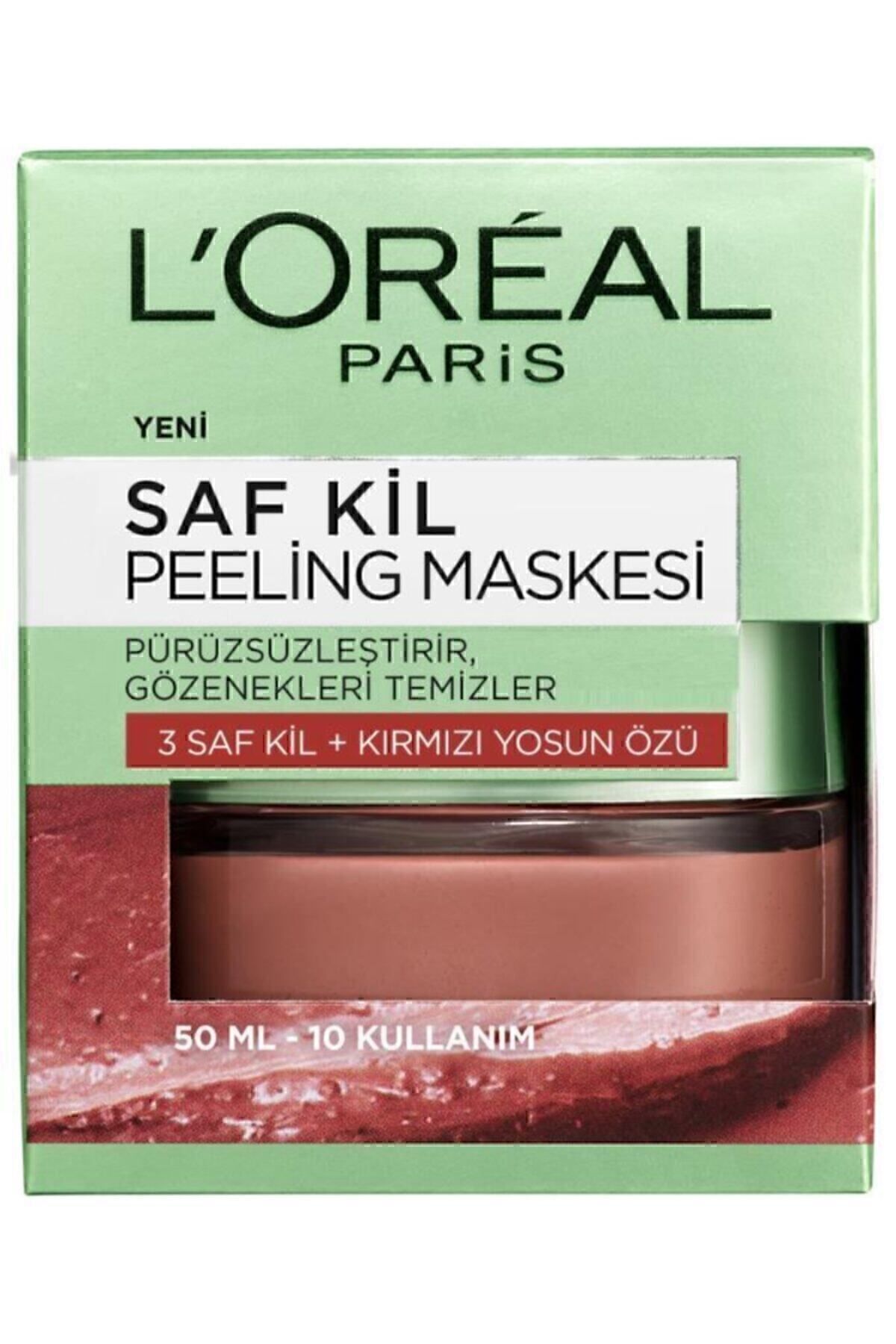 Saf Kil Peeling Yüz Maskesi 50 ml