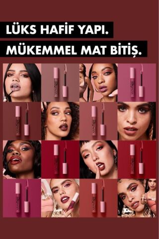 NYX Professional Makeup Likit Mat Ruj - Lip Lingerie Xxl Matte Liquid Lipstick Stripd Down