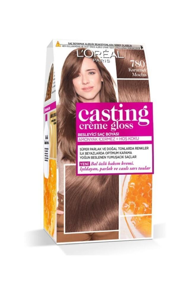 L'Oreal Paris Casting Crème Gloss Saç Boyası - 780 Karamel Mocha