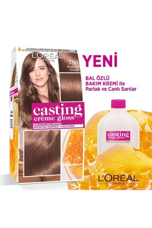 L'Oreal Paris Casting Crème Gloss Saç Boyası - 780 Karamel Mocha