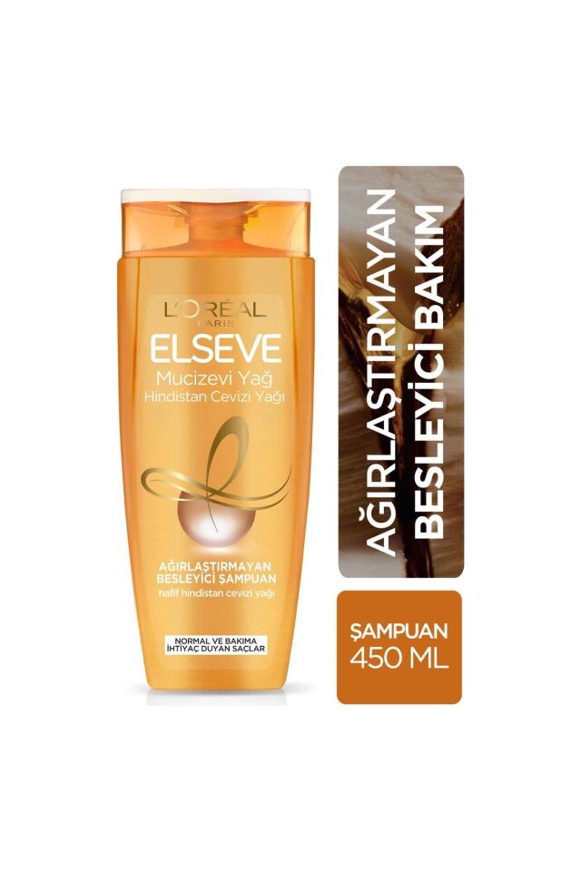Elseve Mucizevi Hindistan Cevizi Yağı  Şampuan 450 ml
