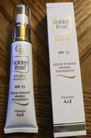Golden Rose Mineral Fondöten - Liquid Powder Mineral Foundation Spf 15 No: 10